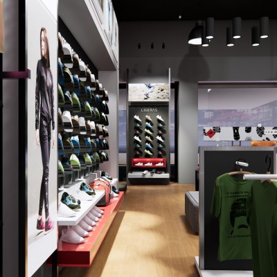 Equipamiento tienda I-RUN