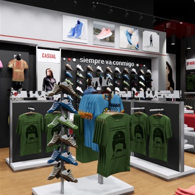 Equipamiento tienda I-RUN