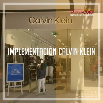 Implementación tienda Calvin Klein