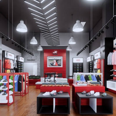 Equipamiento tienda I-RUN