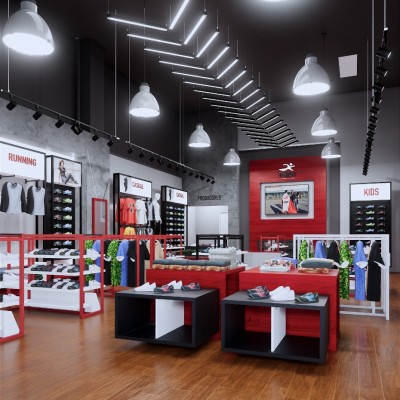 Equipamiento tienda I-RUN