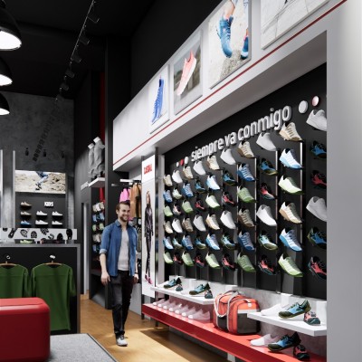 Equipamiento tienda I-RUN