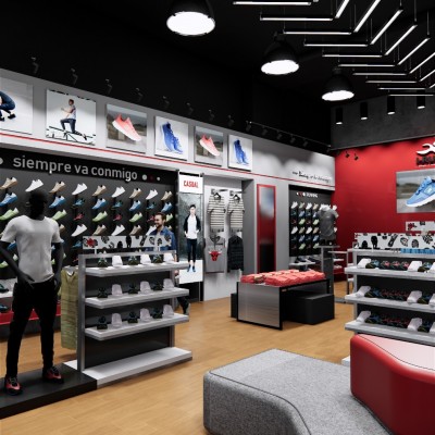 Equipamiento tienda I-RUN